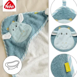 Kapuzenbadetuch Drache