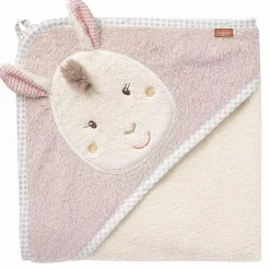 Kapuzenbadetuch Lama