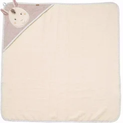 Kapuzenbadetuch Lama