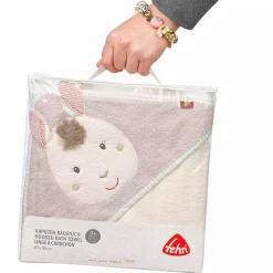 Kapuzenbadetuch Lama