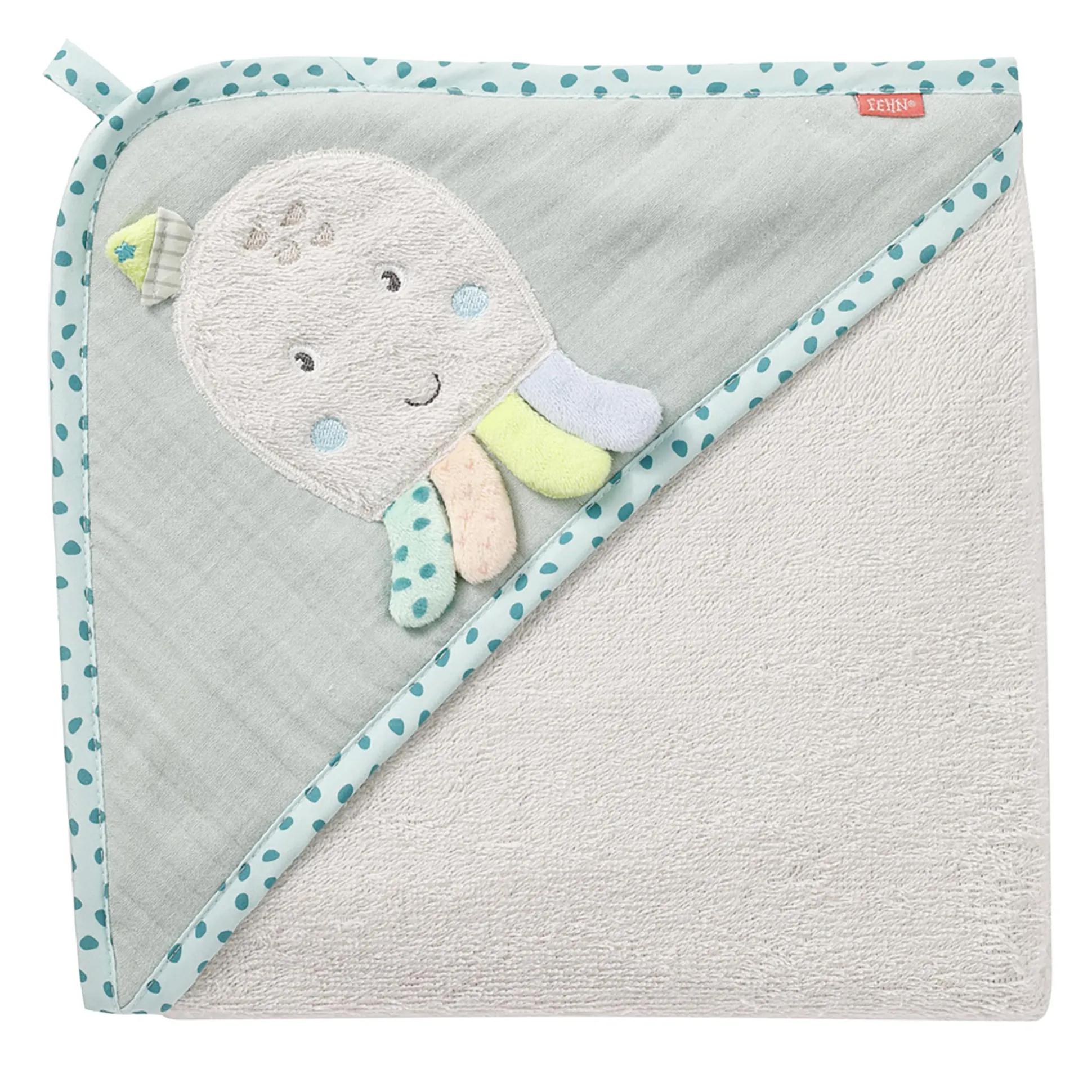 Kapuzenbadetuch Oktopus