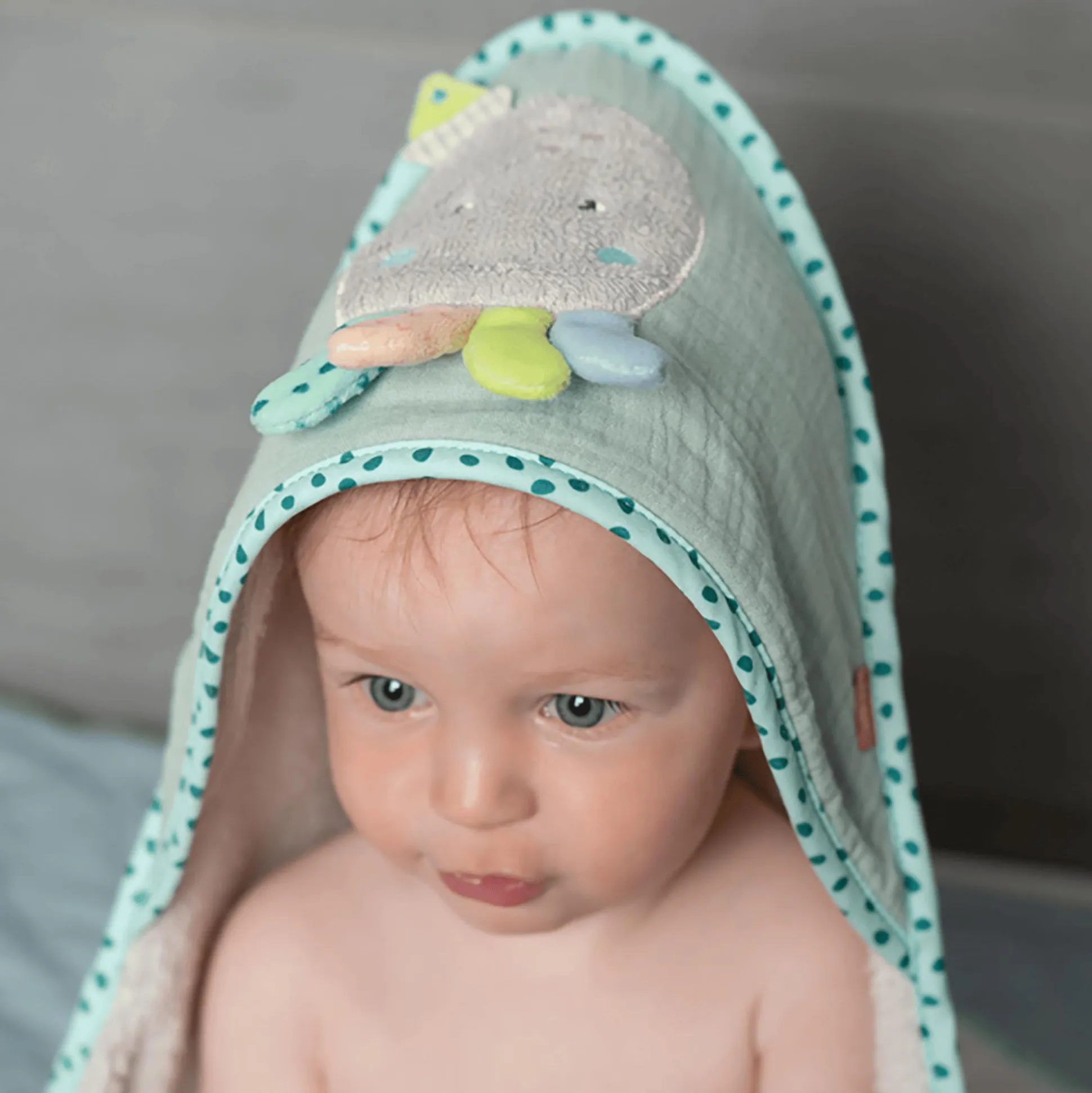 Kapuzenbadetuch Oktopus