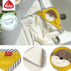 Kapuzenbadetuch Otter