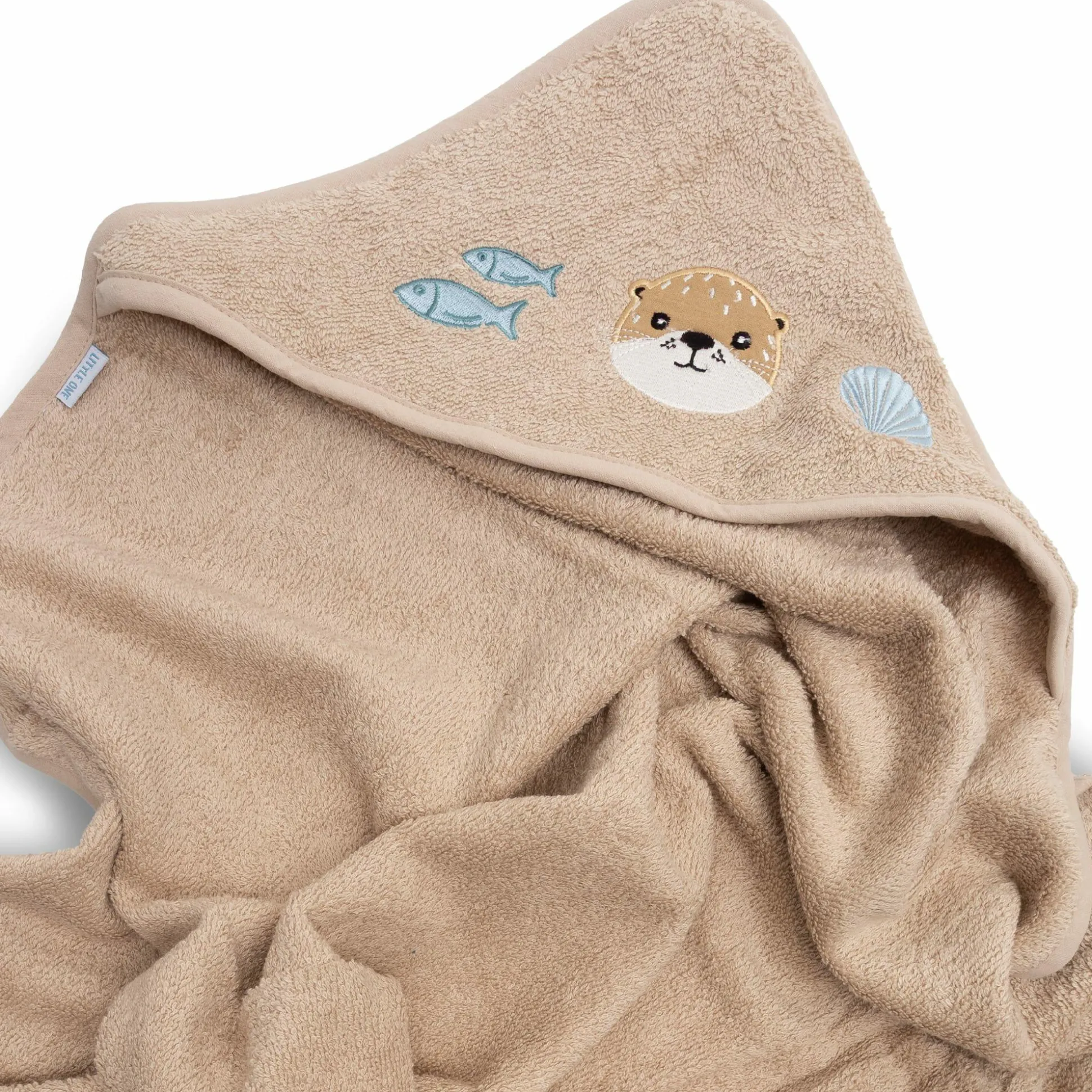 Kapuzenbadetuch Otter 100x100 cm