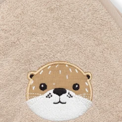 Kapuzenbadetuch Otter 75x75 cm