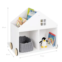 Kinder-Bücherregal Hus