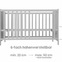 Kinderbett Hamburg Grau