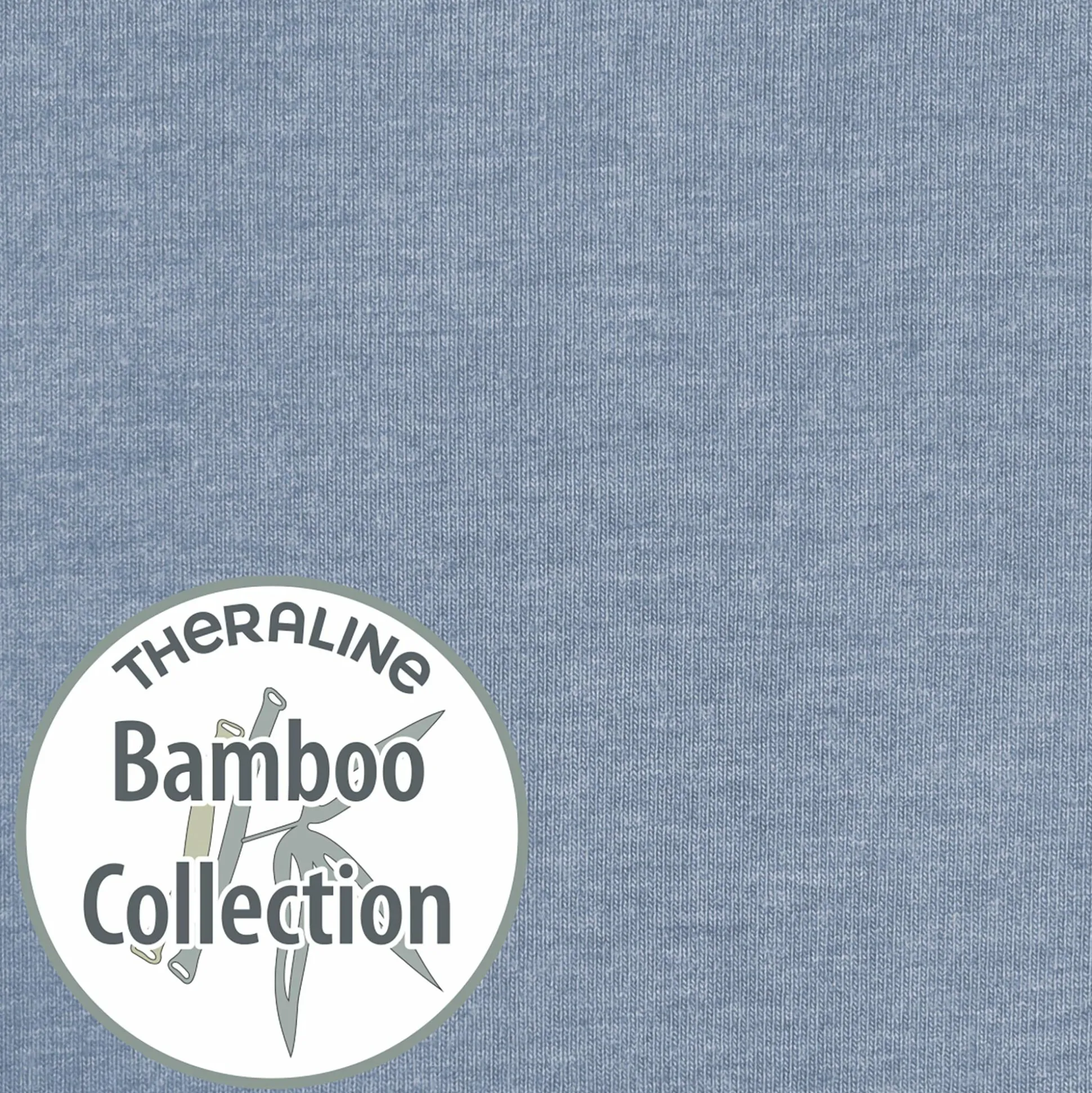 Kinderkopfkissen Melange Blau-Grau