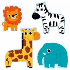 Kinderpuzzle Im Dschungel