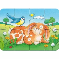 Kinderpuzzle Niedliche Haustiere