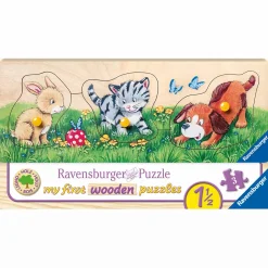 Kinderpuzzle Niedliche Tierkinder