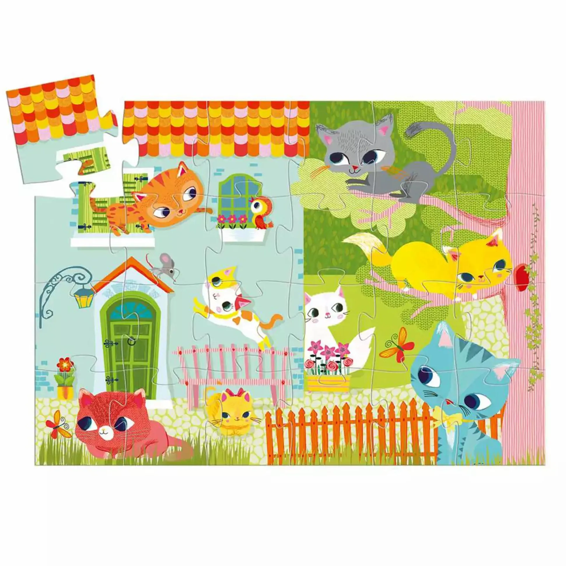 Kinderpuzzle Pachat and his friends