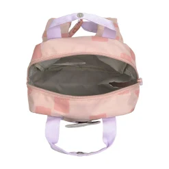 Kinderrucksack Square Pattern Party Rosa