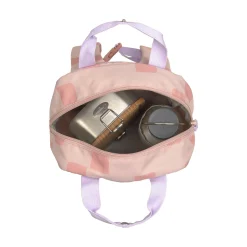 Kinderrucksack Square Pattern Party Rosa