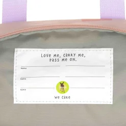 Kinderrucksack Square Pattern Party Rosa