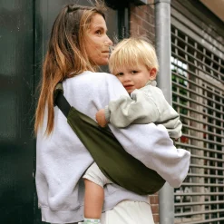 Kindertrage Armeegrün