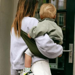 Kindertrage Armeegrün