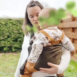 Kindertrage Armeegrün