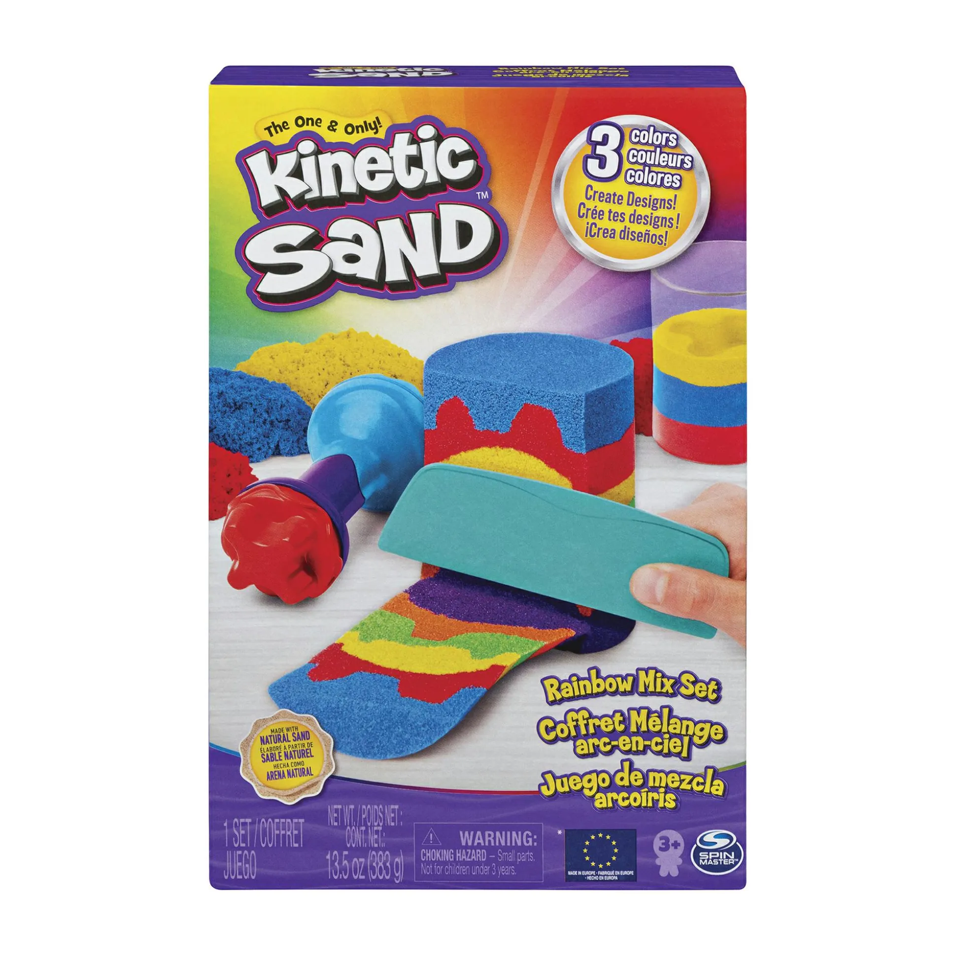 Kinetic Sand Regenbogen Mix