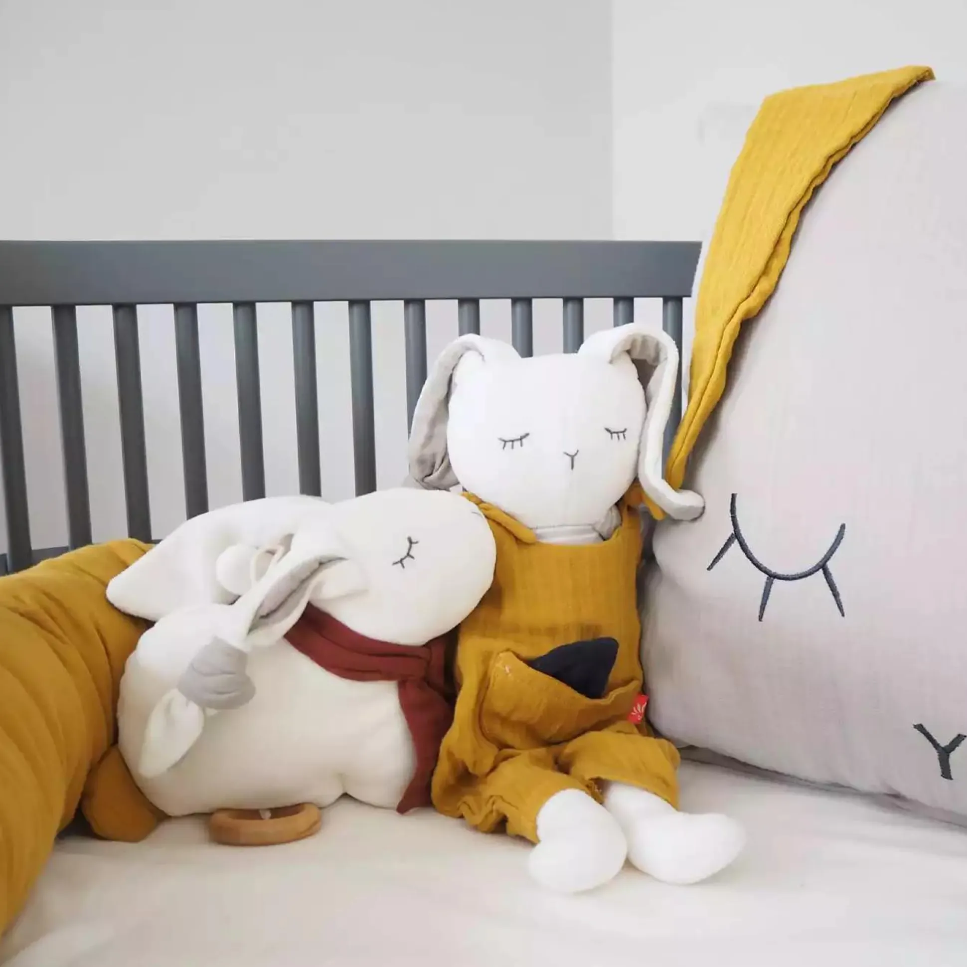 Kissenbezug Hase Silver Grey