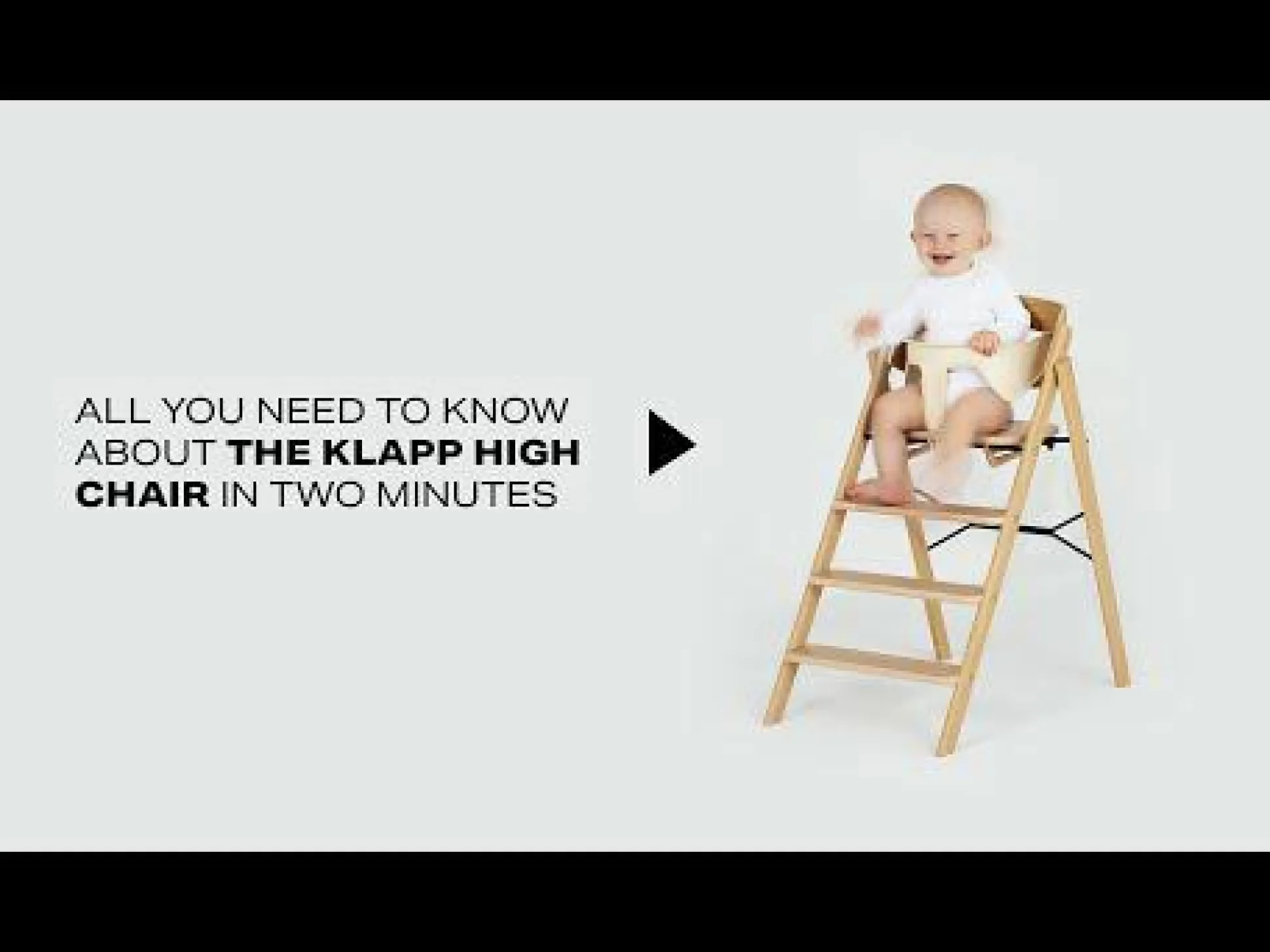 Klapp-Hochstuhl Buche