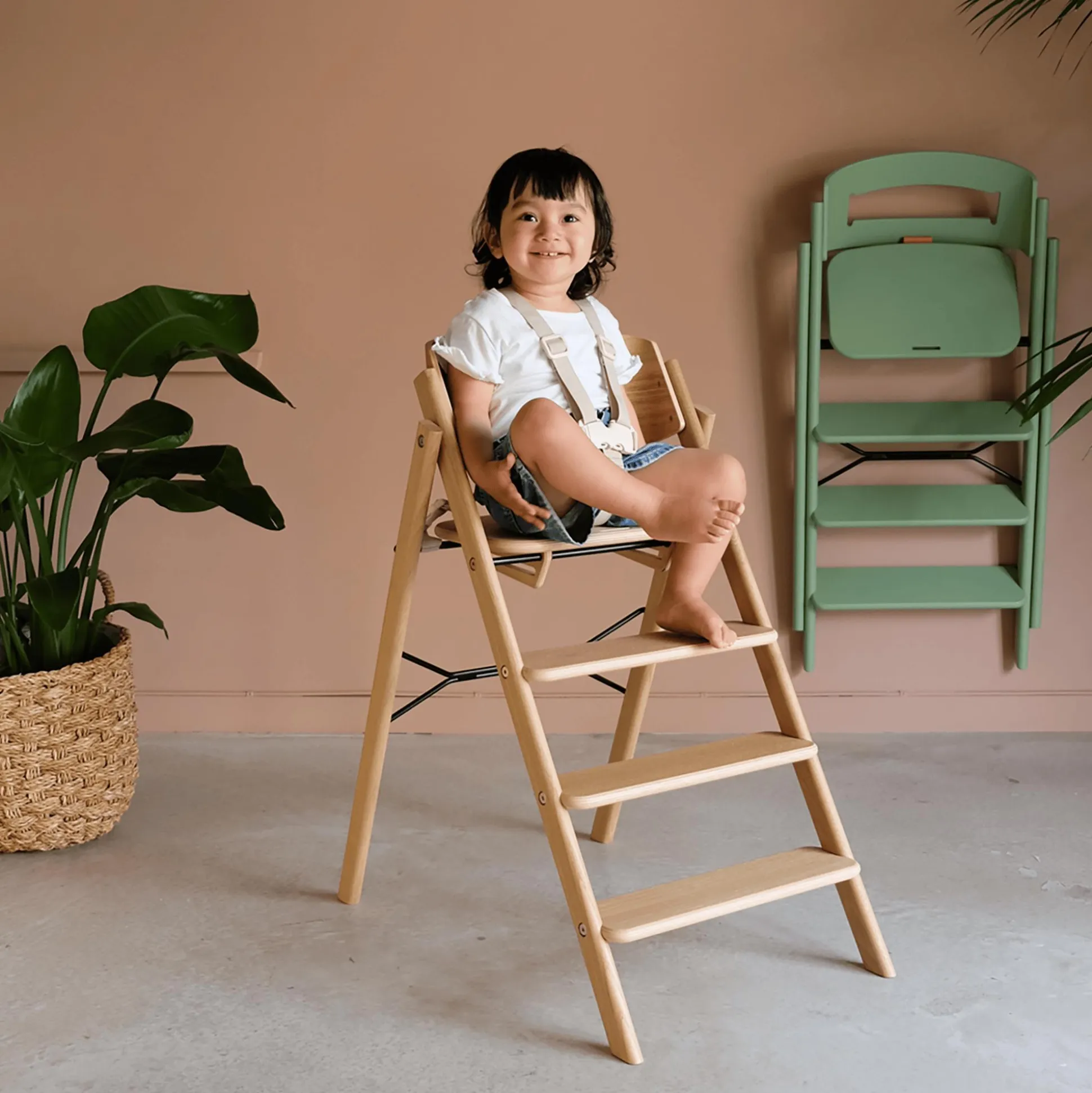 Klapp-Hochstuhl Buche