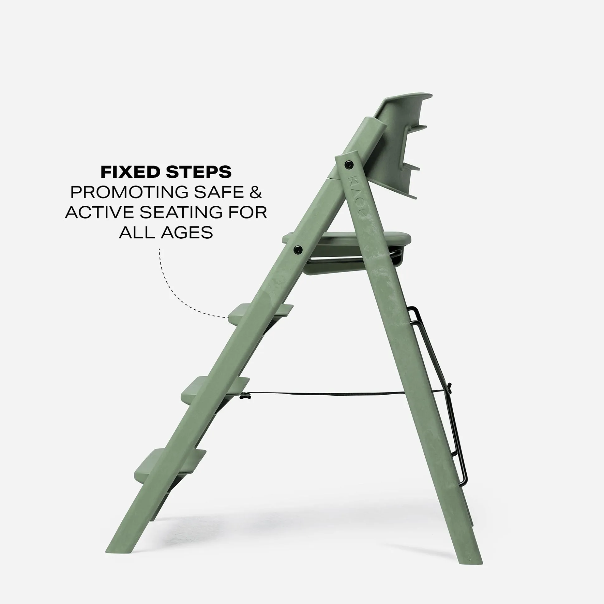 Klapp-Hochstuhl Mineral Green