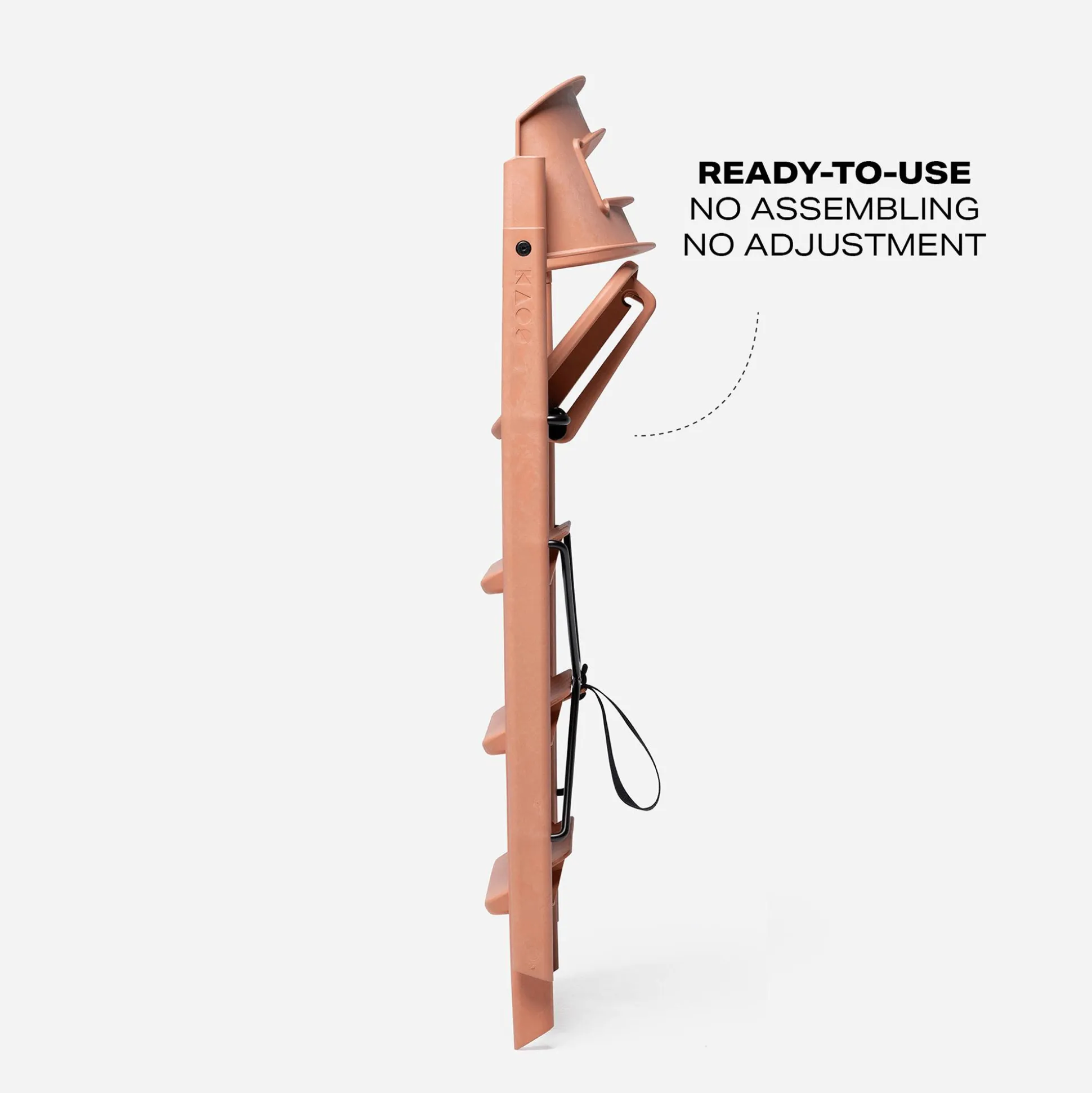 Klapp-Hochstuhl Terracotta Pink