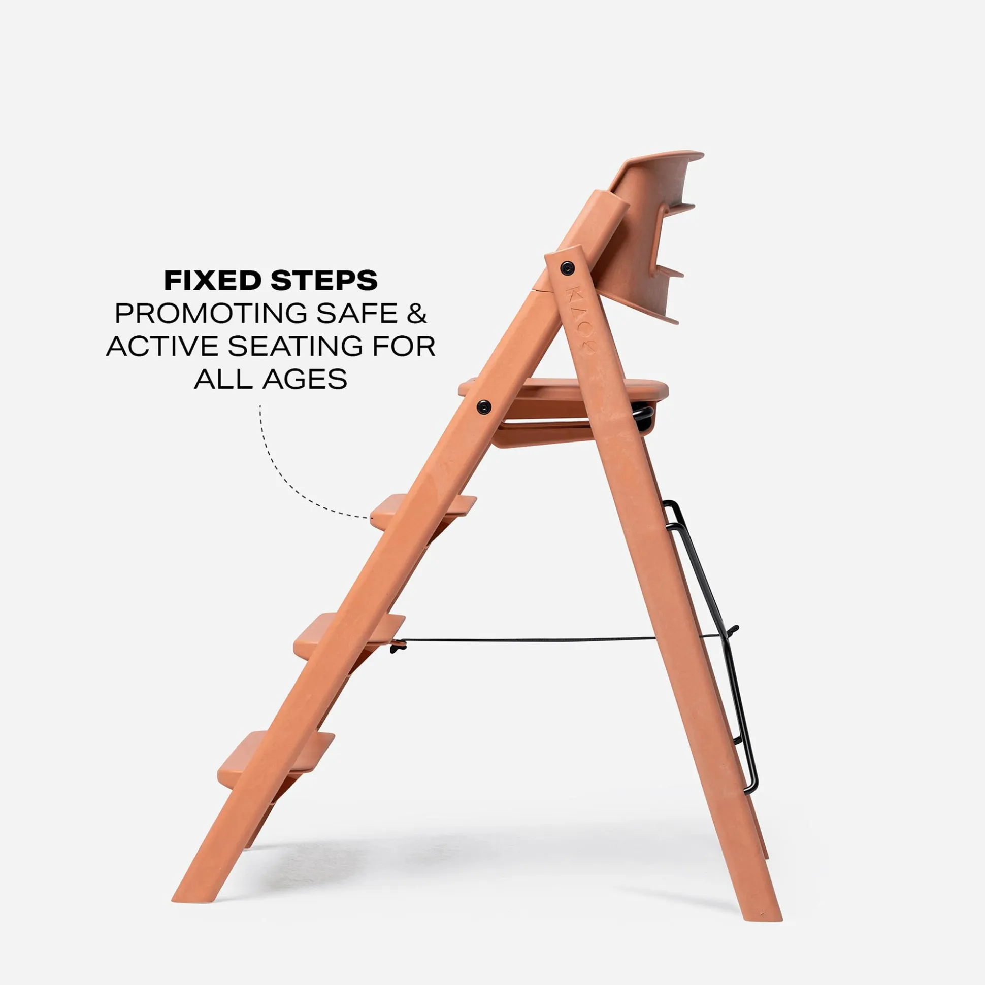 Klapp-Hochstuhl Terracotta Pink