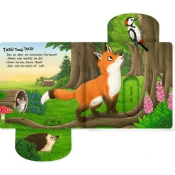 Komm heraus, kleine Maus! Bist du im Wald?