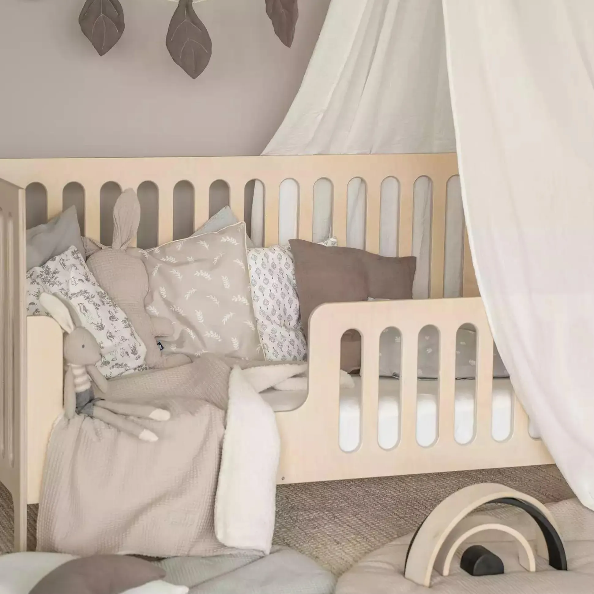 Krabbeldecke Blatt Seashell