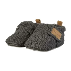 Krabbelschuhe aus Flauschbouclé
