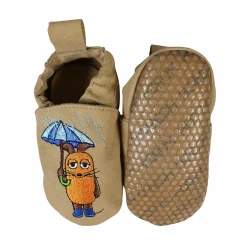 Krabbelschuhe RecyStep Maus und Elefant im Regen