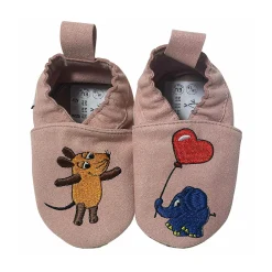 Krabbelschuhe RecyStep Maus mit Elefant
