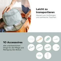 Kulturtasche Pflegeset Matcha