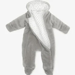 Kuscheloverall mit Klapphänden