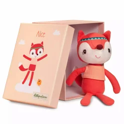 Kuscheltier Alice mit Geschenkverpackung