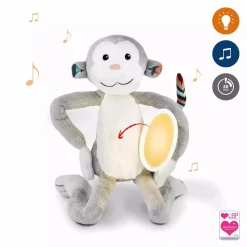 Kuscheltier-Nachtlicht Max der Affe