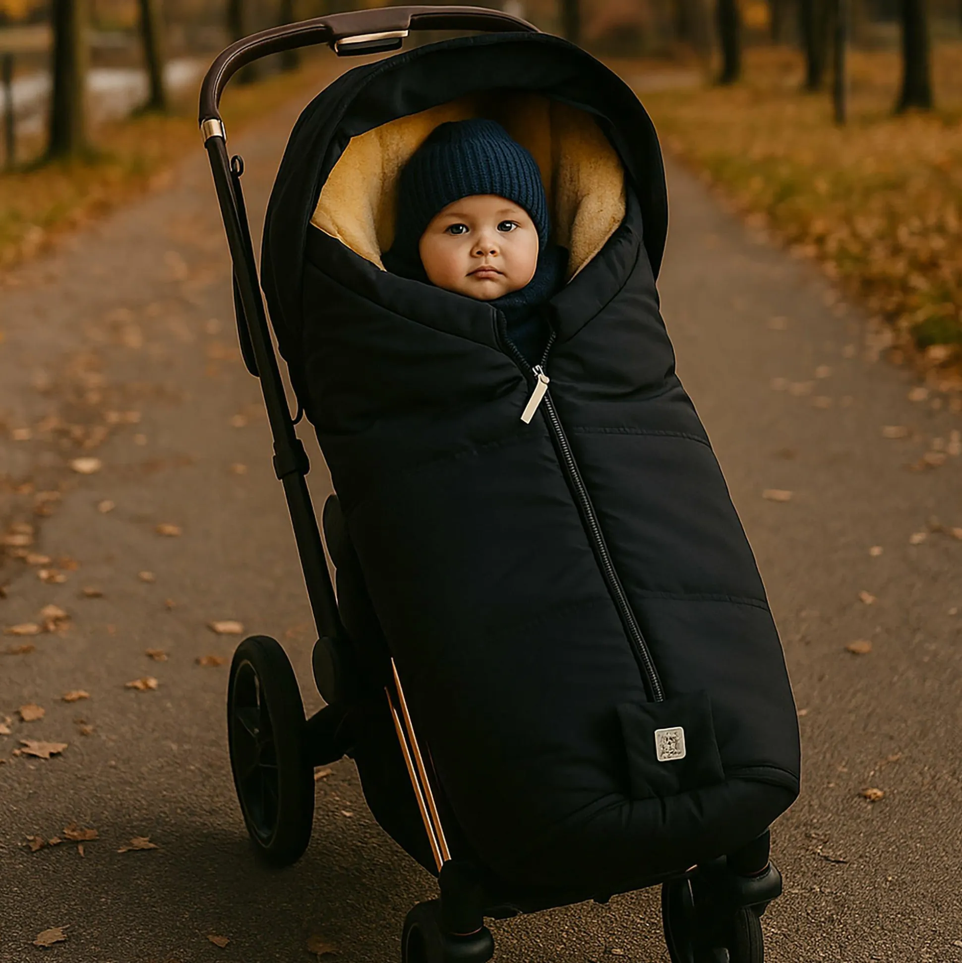 Lammfell Fußsack Iglu