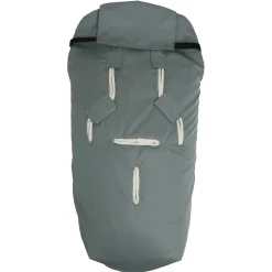 Lammfell Fußsack LOVE THE NATURE Slit Green