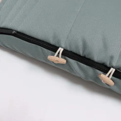 Lammfell Fußsack LOVE THE NATURE Slit Green