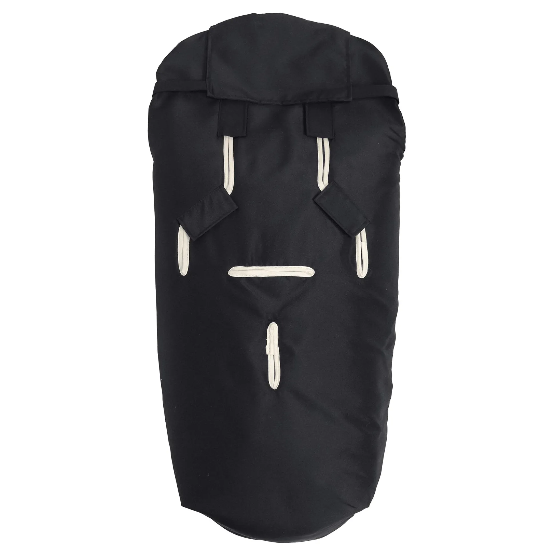 Lammfell Fußsack LOVE THE NATURE Black