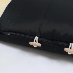 Lammfell Fußsack LOVE THE NATURE Black