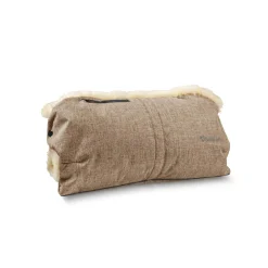 Lammfell-Handwärmer Beige