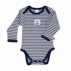 Langarmbody gestreift Gr. 74-80