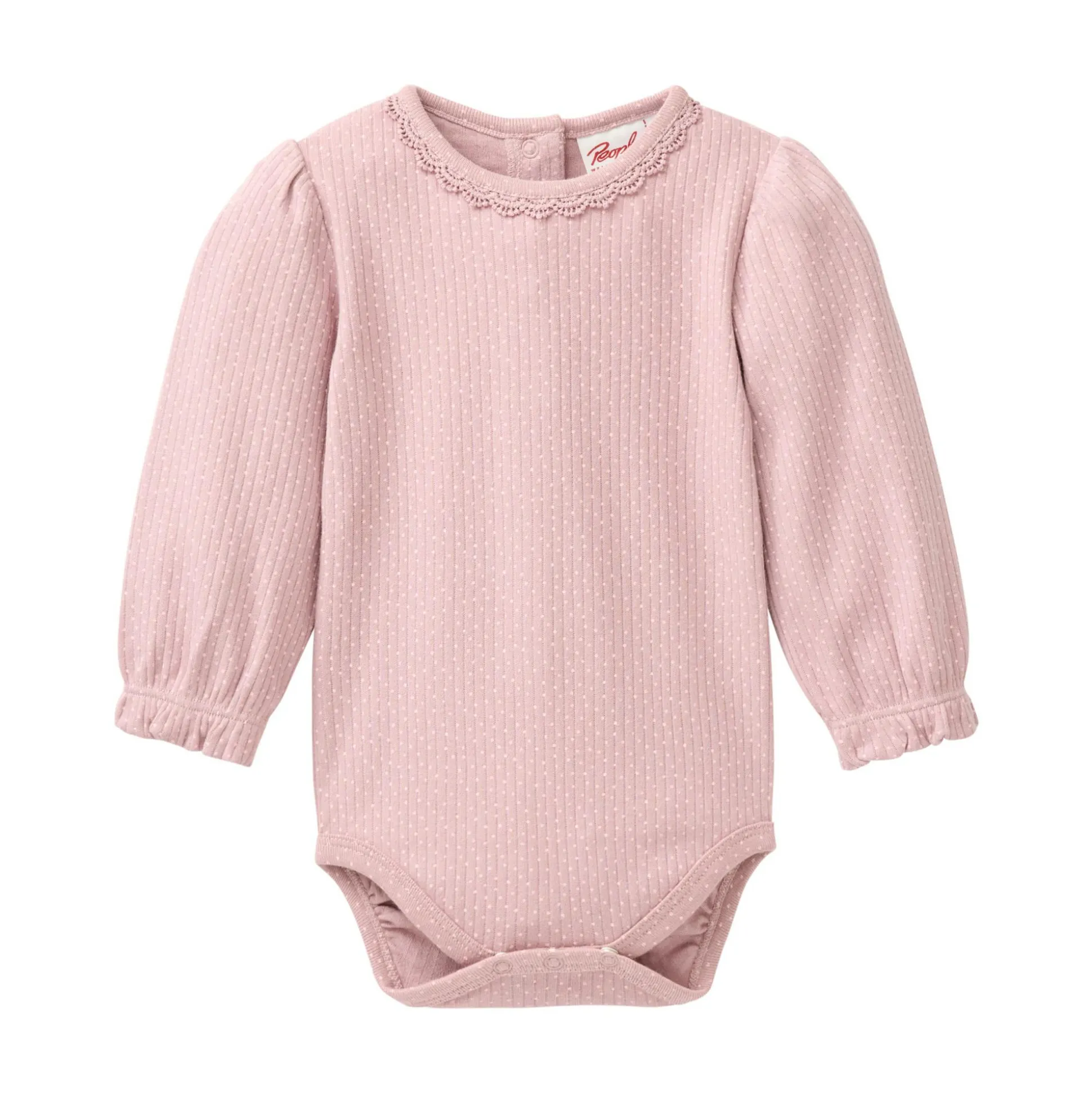 Langarmbody Pünktchen