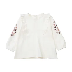 Langarmshirt Blümchen