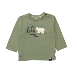 Langarmshirt Bär