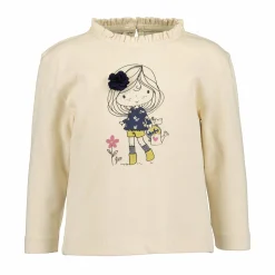 Langarmshirt geblümt