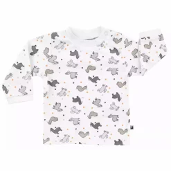 Langarmshirt Lama Bunt